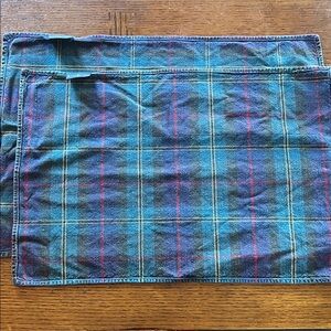 Pair of Ralph Lauren 100% Cotton Blue Plaid Placemats